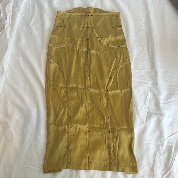 Gucci vintage silk skirt RARE - Picture 4 of 14